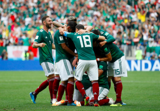 ¡Eh puro! México aventaja a Alemania en el primer tiempo